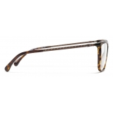 Chanel - Rectangular Eyeglasses - Dark Tortoise - Chanel Eyewear