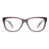 Chanel - Rectangular Eyeglasses - Dark Red - Chanel Eyewear