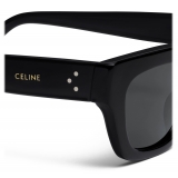Céline - Occhiali da Sole Rettangolari S192 in Acetato - Nero - Occhiali da Sole - Céline Eyewear
