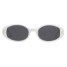 Céline - Oval S212 Sunglasses in Acetate - White - Sunglasses - Céline Eyewear