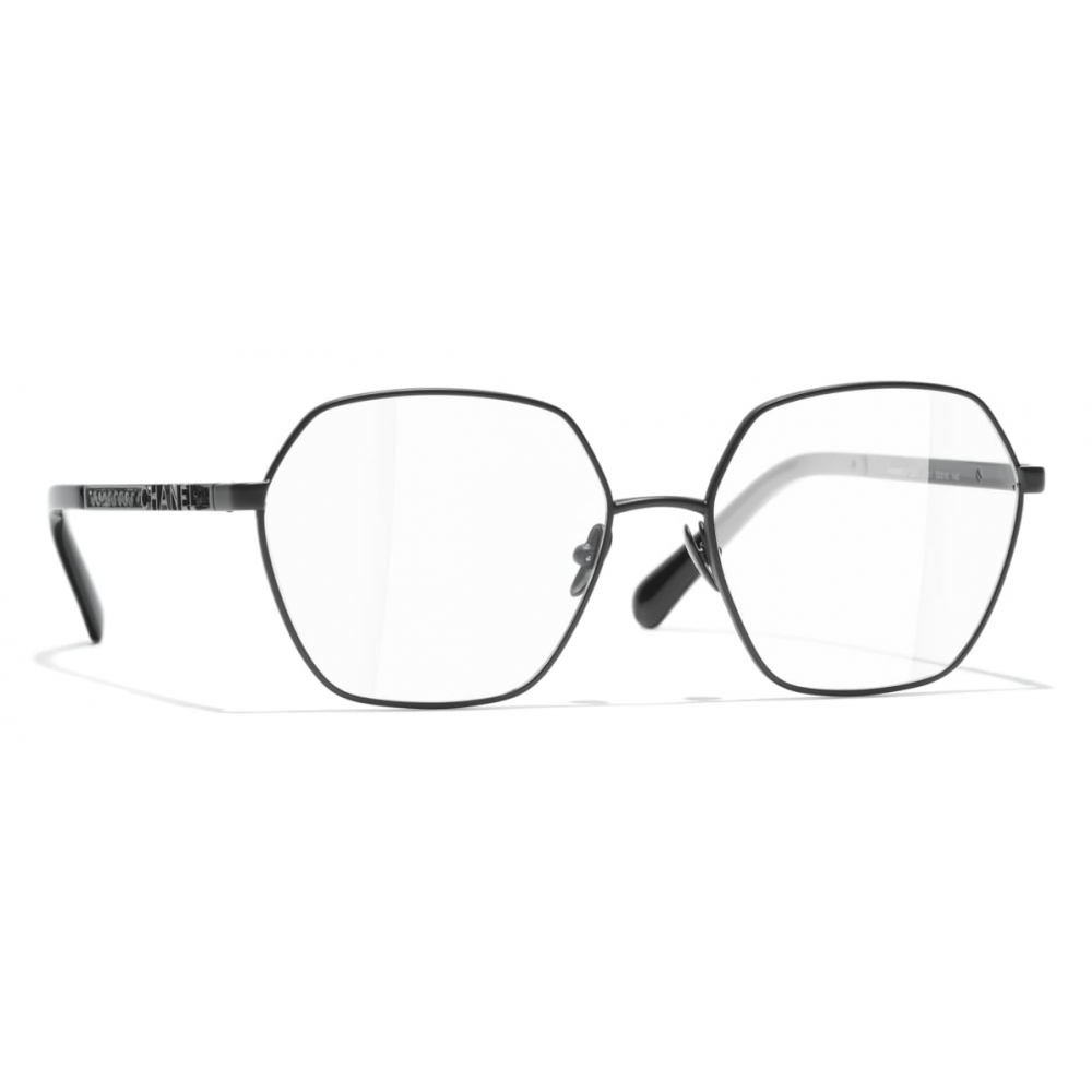 Chanel - Square Eyeglasses - Black Yellow - Chanel Eyewear - Avvenice