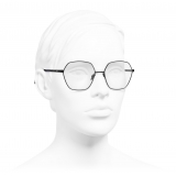 Chanel - Round Eyeglasses - Black - Chanel Eyewear