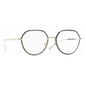 Chanel - Round Eyeglasses - Gold Tortoise - Chanel Eyewear