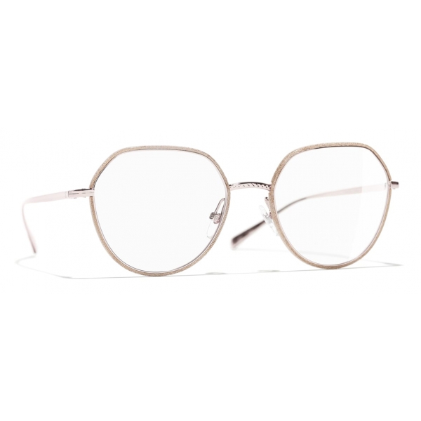 Chanel - Round Eyeglasses - Pink - Chanel Eyewear