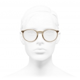 Chanel - Occhiali da Vista Pantos - Marrone Trasparente - Chanel Eyewear