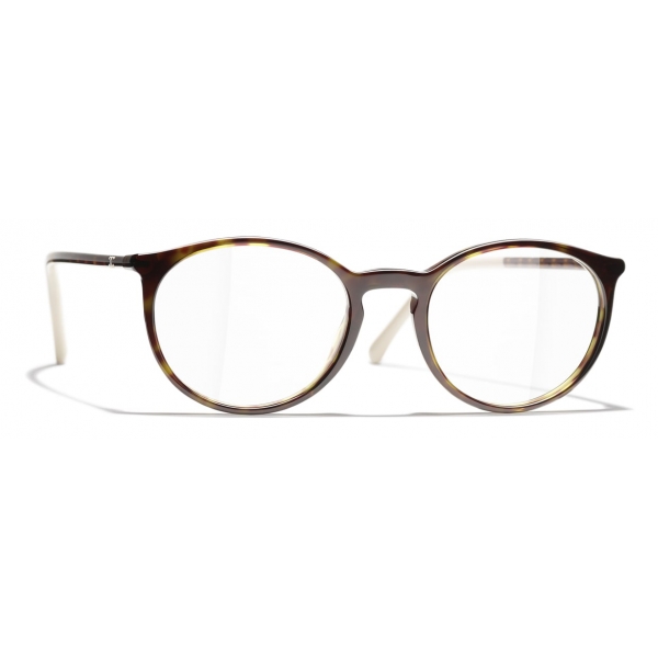 Chanel - Pantos Eyeglasses - Dark Tortoise Beige - Chanel Eyewear