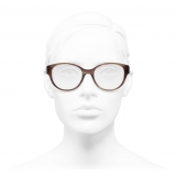 Chanel - Occhiali da Vista Pantos - Beige - Chanel Eyewear