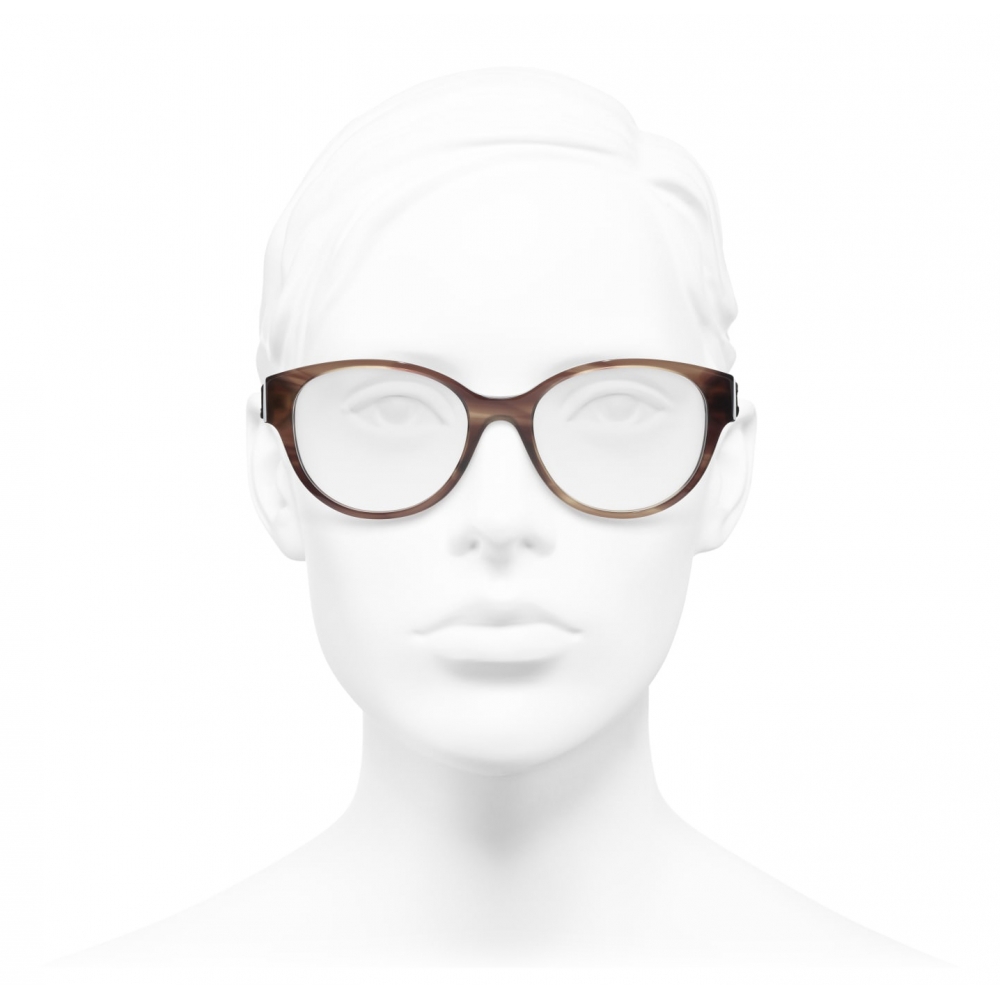 Chanel - Pantos Eyeglasses - Dark Tortoise Beige - Chanel Eyewear - Avvenice
