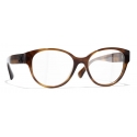 Chanel - Pantos Eyeglasses - Light Tortoise - Chanel Eyewear