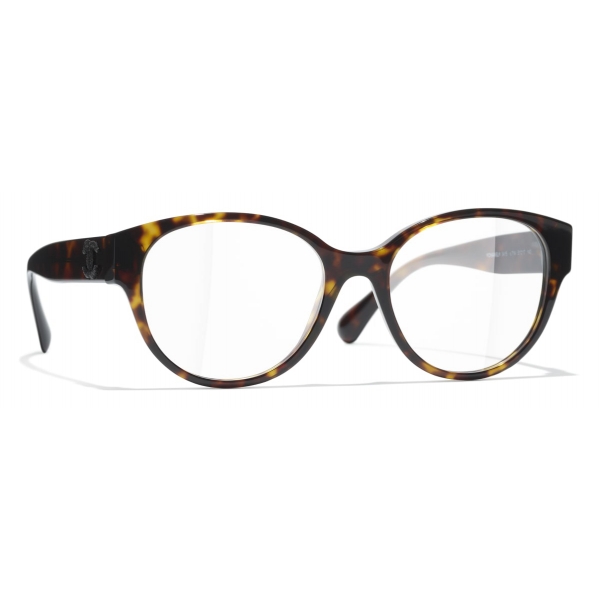 Chanel - Pantos Eyeglasses - Dark Tortoise - Chanel Eyewear