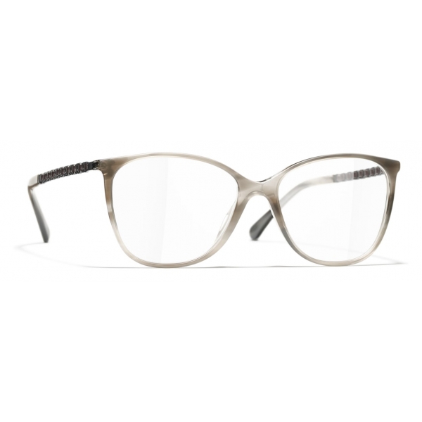 Chanel - Square Eyeglasses - Gray - Chanel Eyewear