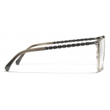 Chanel - Square Eyeglasses - Gray - Chanel Eyewear