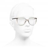 Chanel - Occhiali da Vista Quadrati - Grigio - Chanel Eyewear