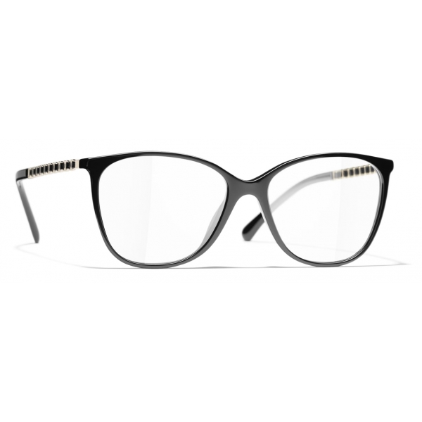 Chanel - Square Eyeglasses - Black - Chanel Eyewear