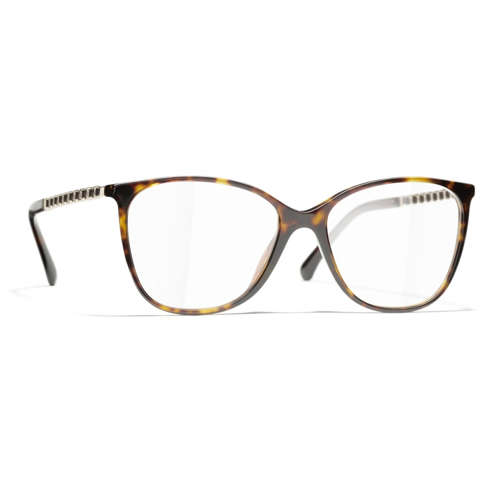 Chanel - Square Sunglasses - Dark Tortoise Gold - Chanel Eyewear - Avvenice