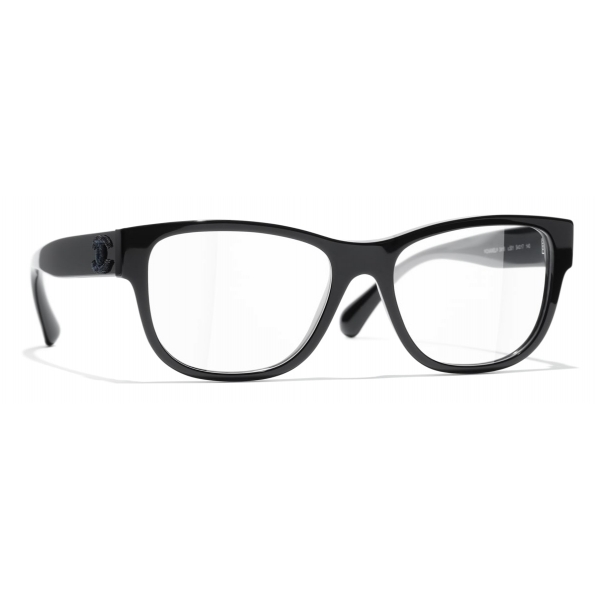 Chanel - Square Eyeglasses - Black - Chanel Eyewear