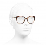 Chanel - Pantos Eyeglasses - Tortoise - Chanel Eyewear
