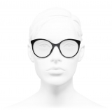Chanel - Occhiali da Vista Pantos - Nero - Chanel Eyewear