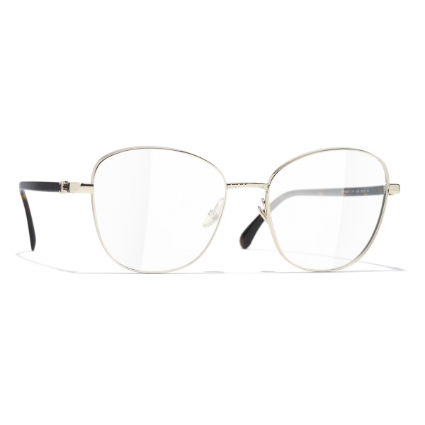 Chanel - Pantos Eyeglasses - Gold - Chanel Eyewear