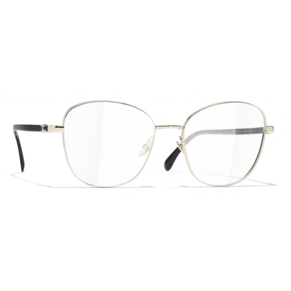 Chanel - Pantos Eyeglasses - Silver - Chanel Eyewear - Avvenice