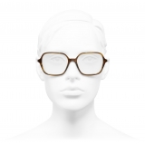 Chanel - Square Eyeglasses - Brown - Chanel Eyewear