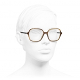 Chanel - Square Eyeglasses - Brown - Chanel Eyewear
