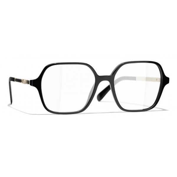 Chanel - Square Eyeglasses - Black - Chanel Eyewear