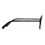 Chanel - Square Eyeglasses - Black - Chanel Eyewear