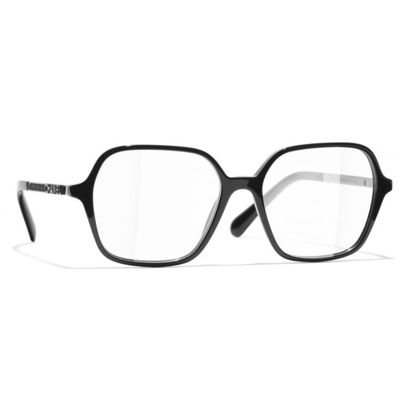 Chanel - Square Eyeglasses - Black - Chanel Eyewear