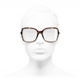 Chanel - Square Eyeglasses - Dark Tortoise - Chanel Eyewear