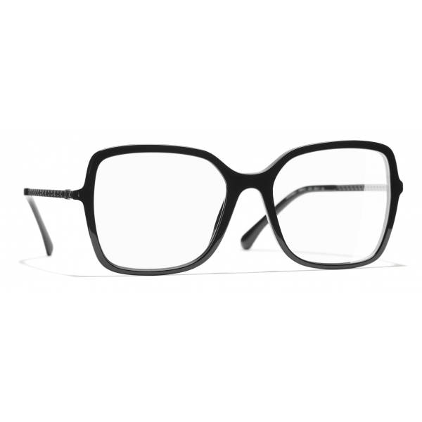 Chanel - Square Eyeglasses - Black - Chanel Eyewear