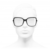 Chanel - Square Eyeglasses - Black - Chanel Eyewear