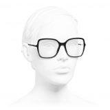 Chanel - Square Eyeglasses - Black - Chanel Eyewear