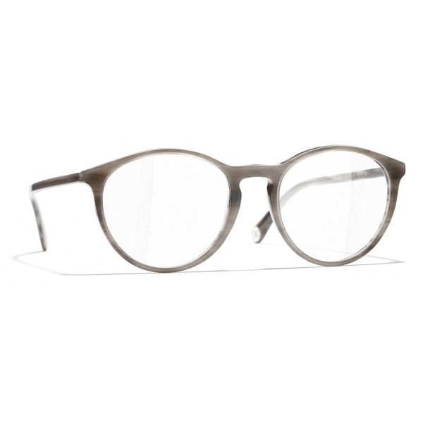 Chanel - Pantos Eyeglasses - Transparent Gray - Chanel Eyewear