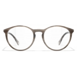 Chanel - Pantos Eyeglasses - Transparent Gray - Chanel Eyewear