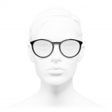 Chanel - Pantos Eyeglasses - Black - Chanel Eyewear