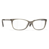 Chanel - Rectangular Eyeglasses - Gray - Chanel Eyewear