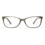 Chanel - Rectangular Eyeglasses - Gray - Chanel Eyewear