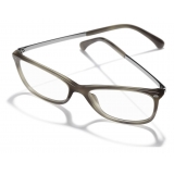 Chanel - Rectangular Eyeglasses - Gray - Chanel Eyewear