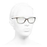 Chanel - Occhiali da Vista Rettangolari - Grigio - Chanel Eyewear