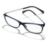 Chanel - Rectangular Eyeglasses - Dark Blue - Chanel Eyewear