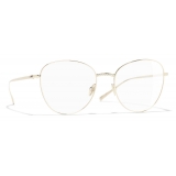 Chanel - Round Eyeglasses - Gold - Chanel Eyewear