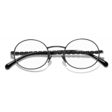 Chanel - Oval Eyeglasses - Black - Chanel Eyewear