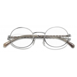 Chanel - Oval Eyeglasses - Dark Silver - Chanel Eyewear