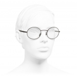 Chanel - Oval Eyeglasses - Brown - Chanel Eyewear