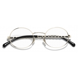 Chanel - Oval Eyeglasses - Gold - Chanel Eyewear