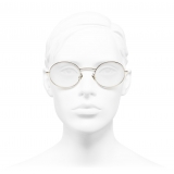 Chanel - Oval Eyeglasses - Gold - Chanel Eyewear