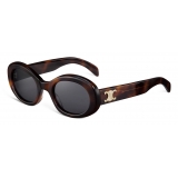 Céline - Triomphe 01 Sunglasses in Acetate - Blonde Havana - Sunglasses - Céline Eyewear