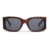 Céline - Triomphe 03 Sunglasses in Acetate - Dark Havana - Sunglasses - Céline Eyewear
