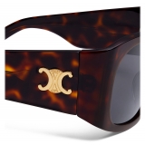 Céline - Triomphe 03 Sunglasses in Acetate - Dark Havana - Sunglasses - Céline Eyewear